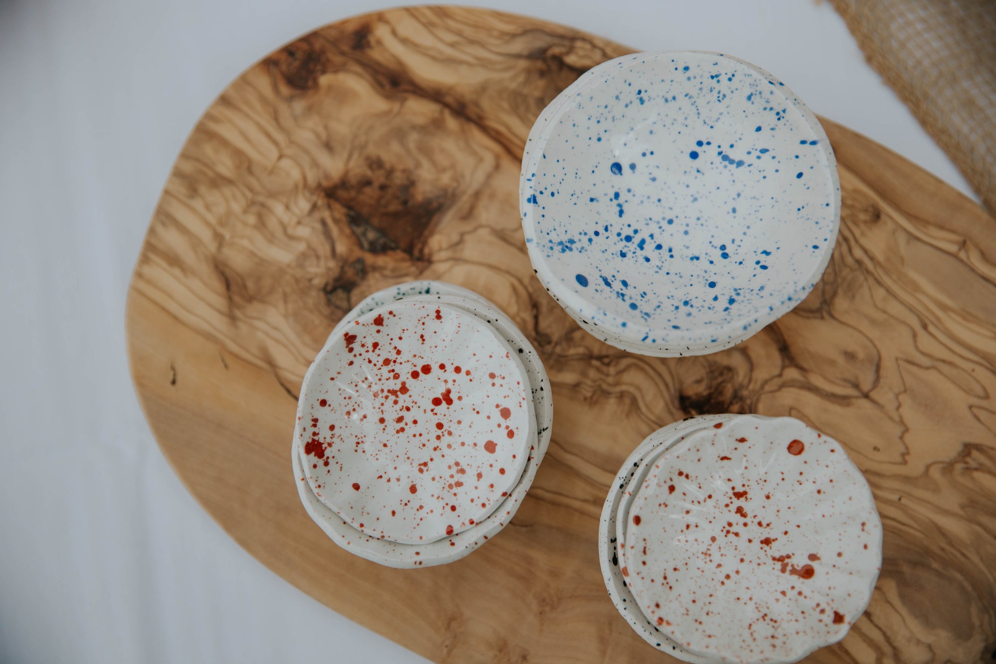 Custom Ceramic Cafe Cup Set of 30 - Costa Mesa Native
