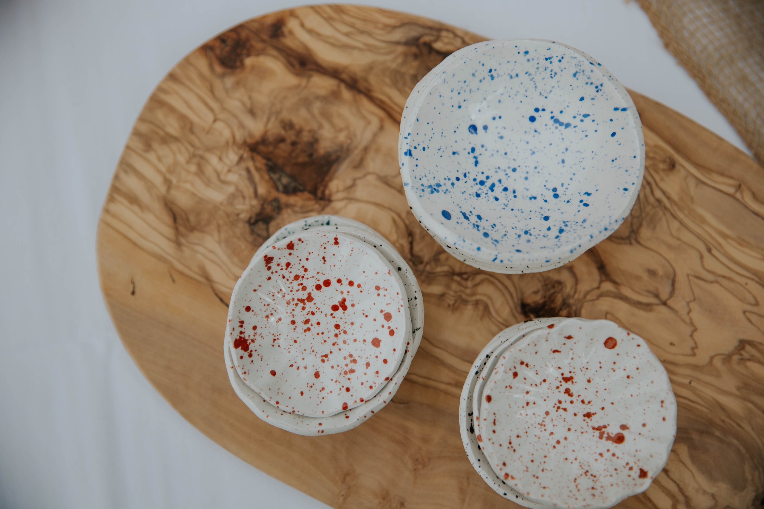 Custom Ceramic Cafe Cup Set of 30 - Costa Mesa Native