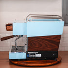 Rare Custom La Marzocco Linea Mini R - Blue and Walnut Espresso Machine
