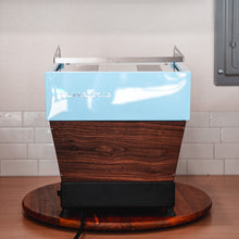Rare Custom La Marzocco Linea Mini R - Blue and Walnut Espresso Machine
