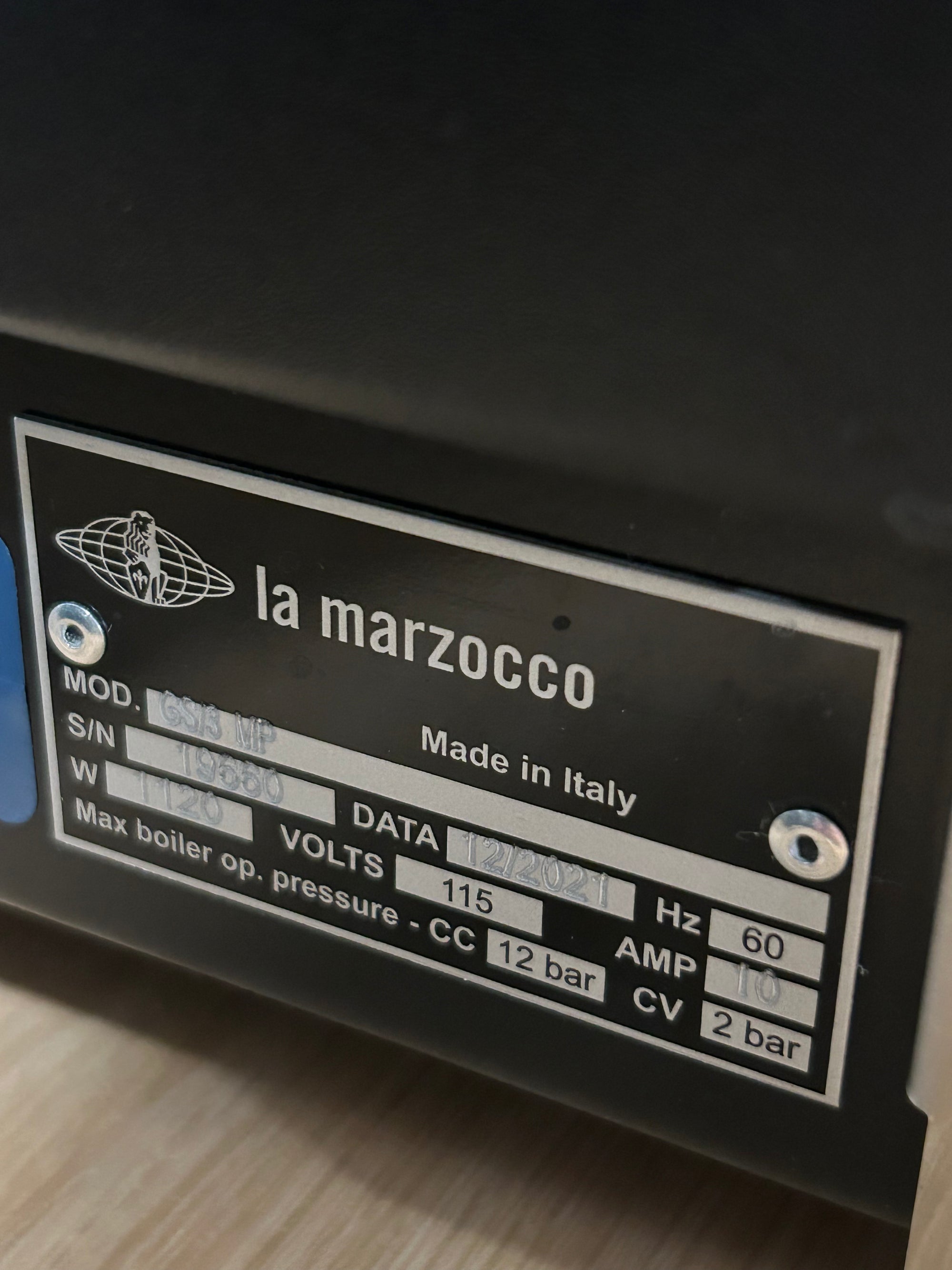 2021 La Marzocco GS3 MP (Manual Paddle) Espresso Machine