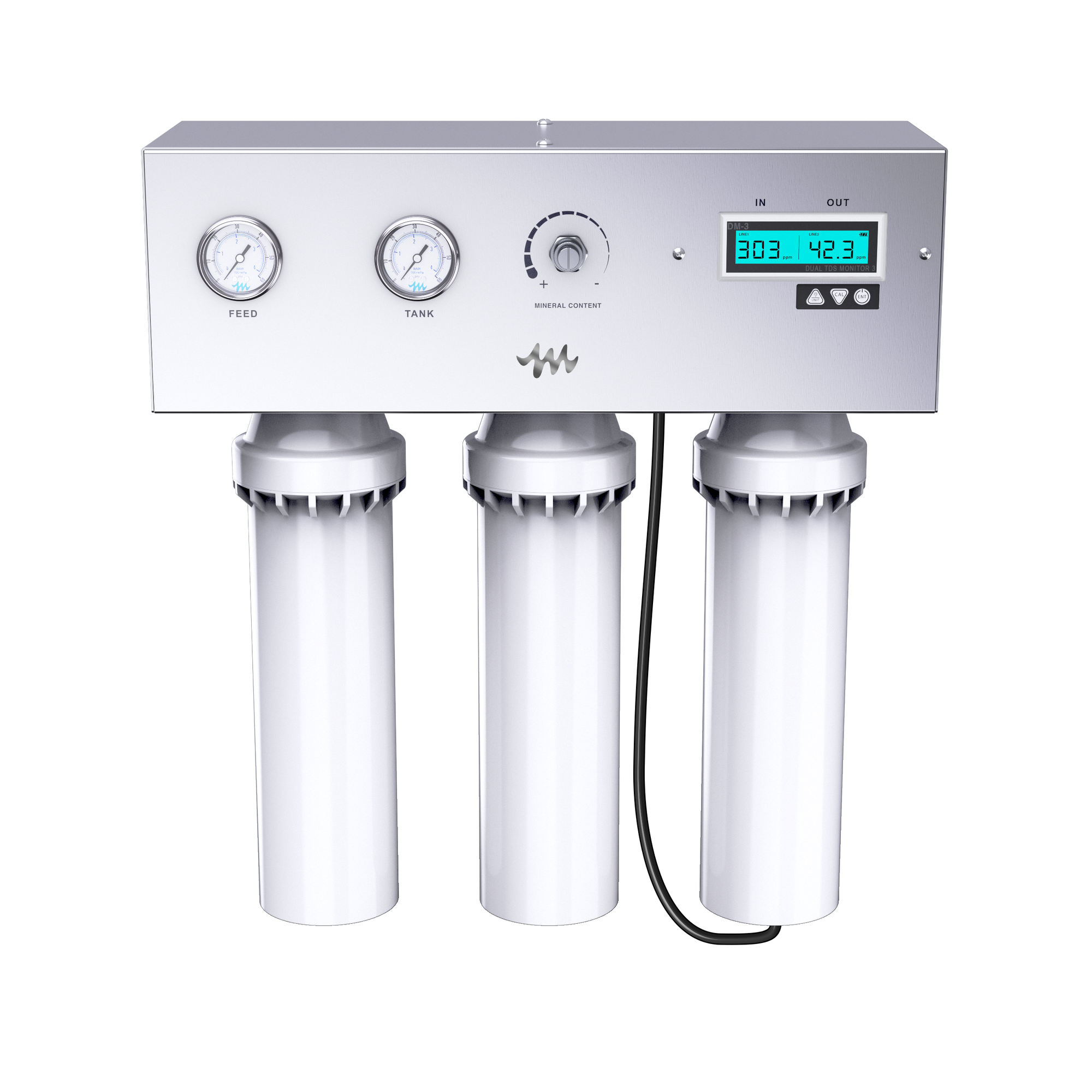 400 GPD Reverse Osmosis System with Blend Valve, TDS Display, and Expansion Tank