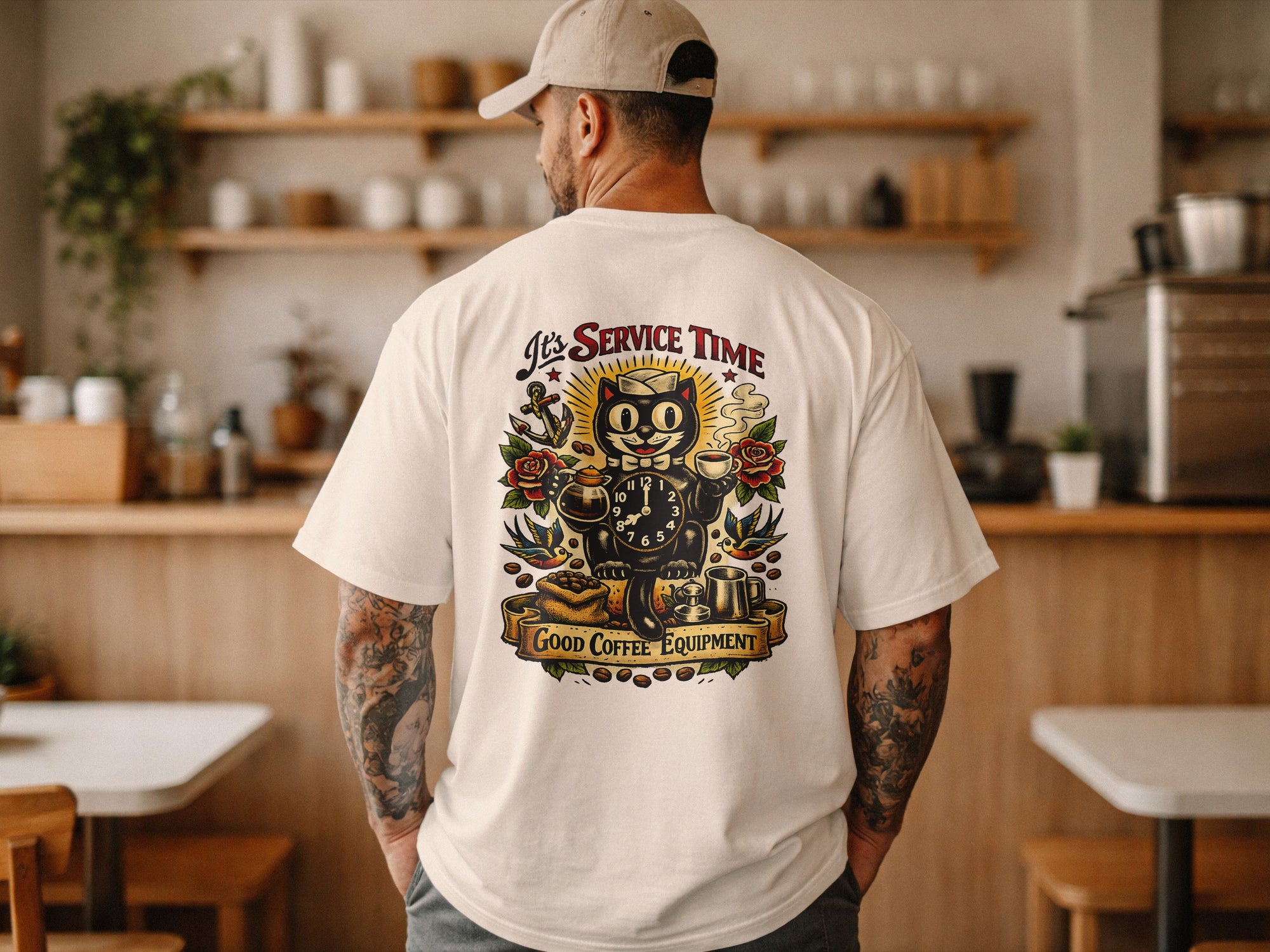 Service Time Tattoo Flash Tee